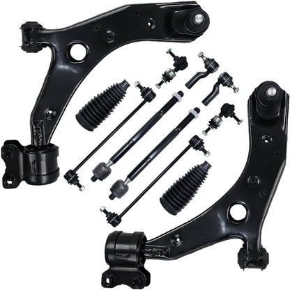 Bethesda Industrial 12Pcs Front Lower LH RH Control Arm Set Suspension Kit for 2004-2009 Mazda 3 5