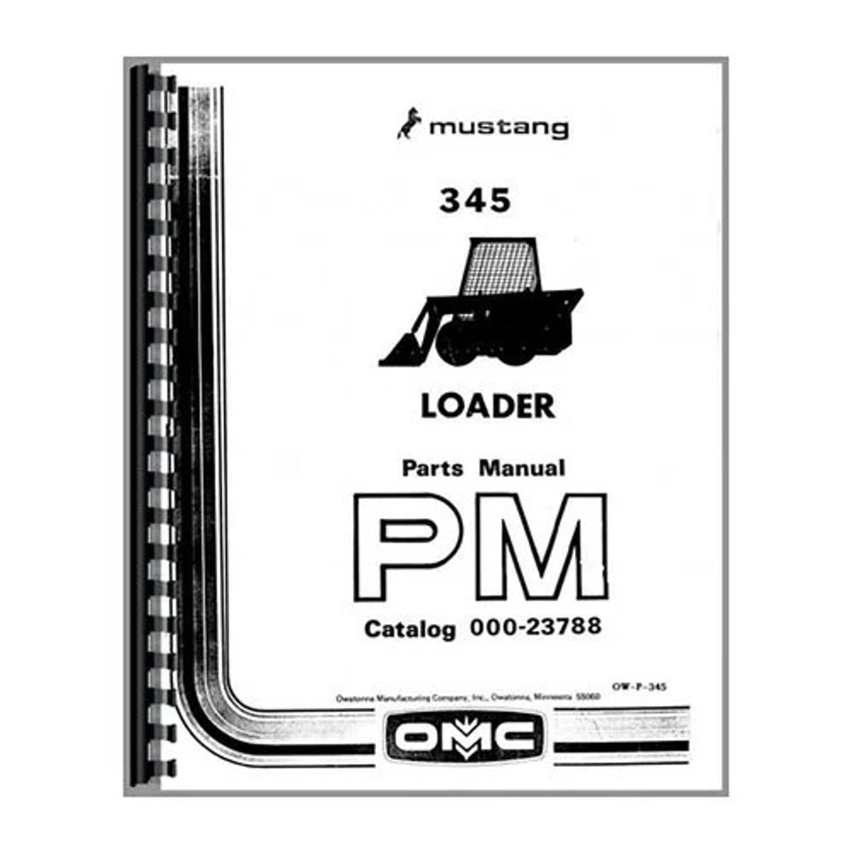 Bethesda Industrial Parts Manual fits Owatonna 345