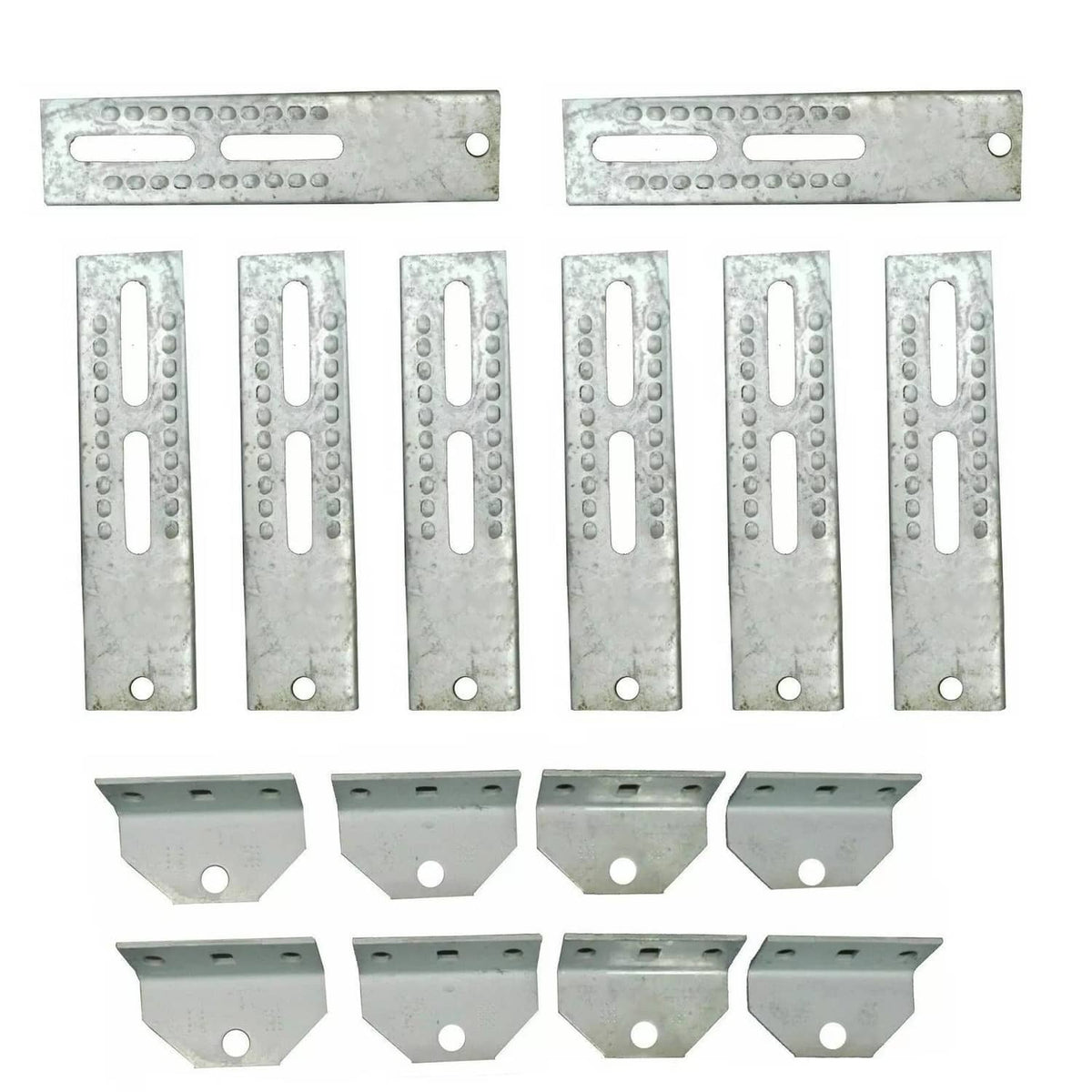 Bethesda Industrial 8PCS 10" Galvanized Swivel  Boat Trailer Vertical Bunk Board Brackets Bolster