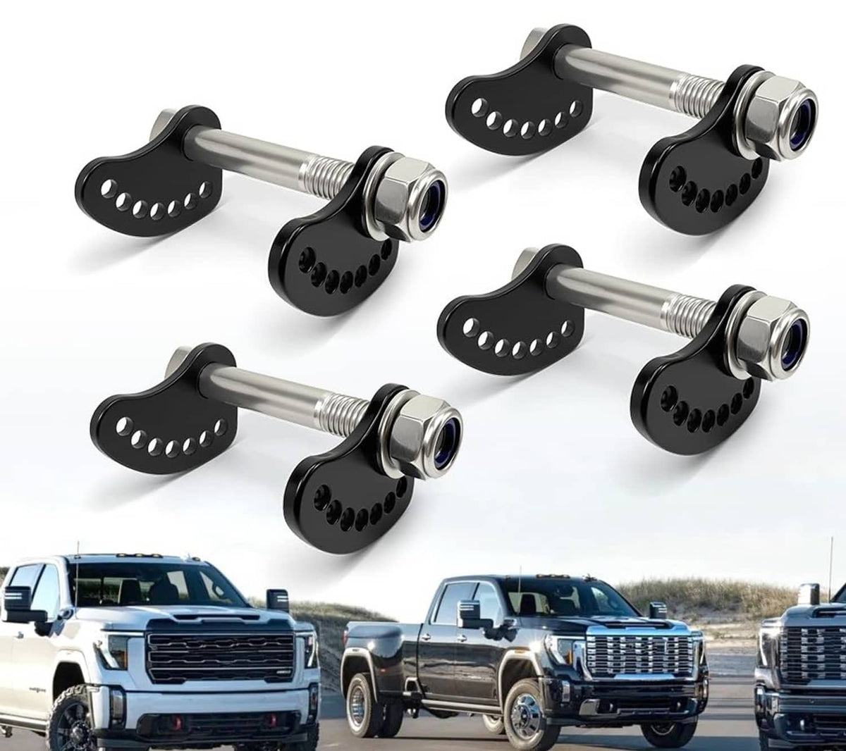 Bethesda Industrial Camber Lock Alignment Fix Upper Arm Cam Bolt Kit For Chevy Silverado Sierra 1500