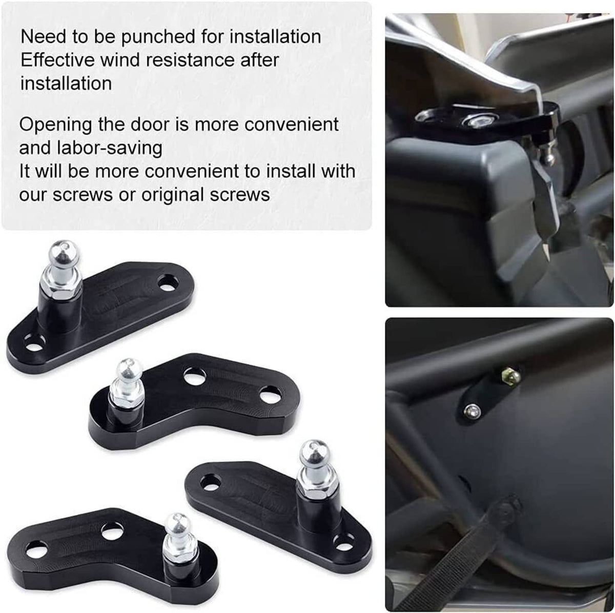Bethesda Industrial Door Opener Kits Door Shocks Struts Fit for 17-22 Can Am Maverick X3 Front Rear