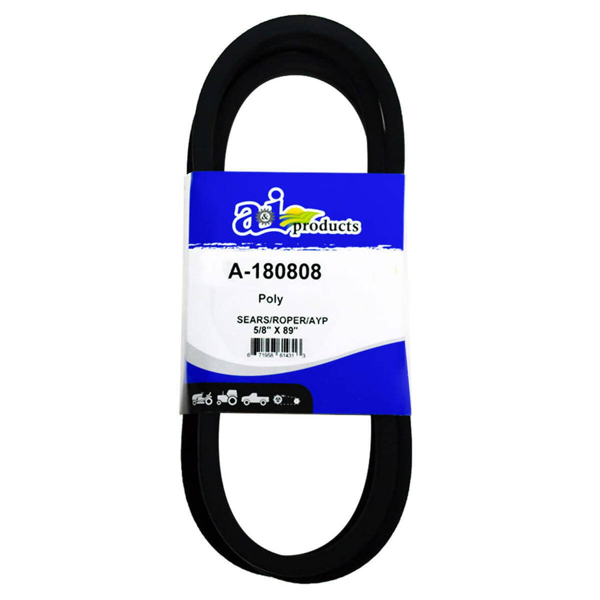 Bethesda Industrial 48" Mower Deck Belt Fits 180808 532180808 Poulan Craftsman Husqvarna