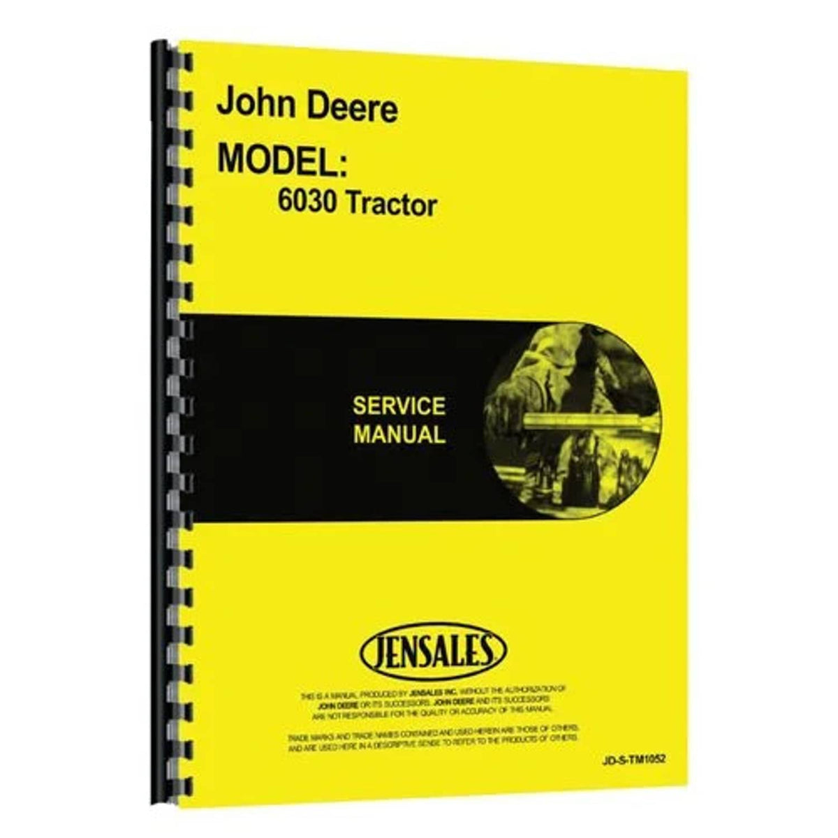 Bethesda Industrial Service Manual fits John Deere 6030