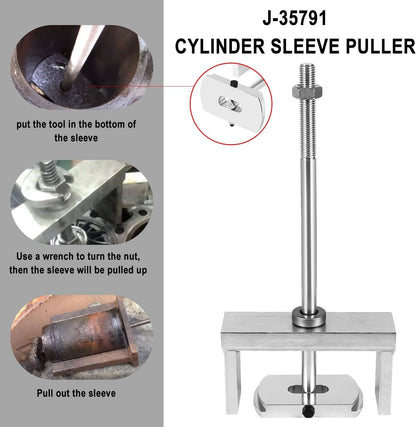 Bethesda Industrial J-35791 Cylinder Liner Puller Sleeve Remover Tool for Detroit Diesel DD60 DD50
