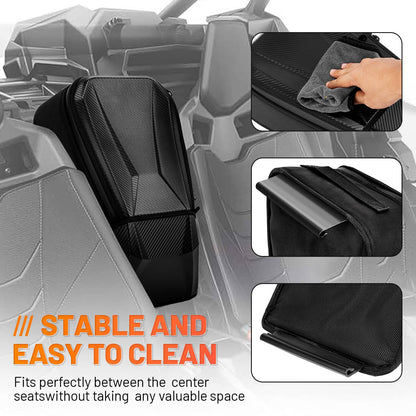 Bethesda Industrial UTV Center Seat Console Bag Storage Bag For Can Am Maverick X3 XRS 2017-2024