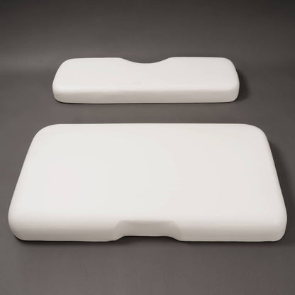 Bethesda Industrial White Golf Cart Front Seat Bottom Cushion Backrest For EZGO RXV 2008-Up Models