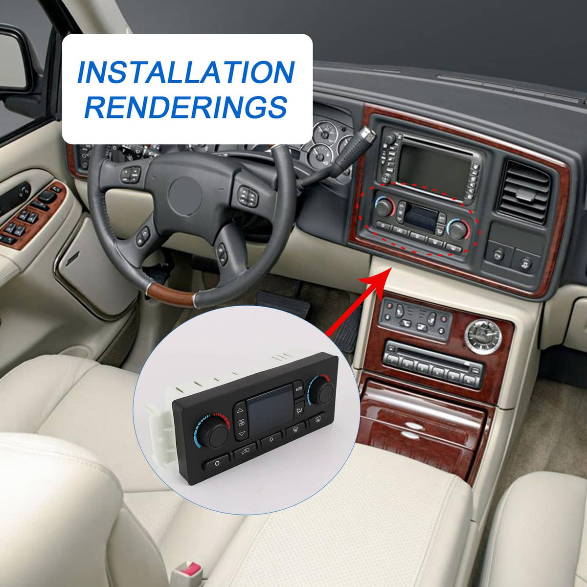 Bethesda Industrial Improved 599-211XD Climate Control Module For Chevy GMC Silverado Tahoe Trail