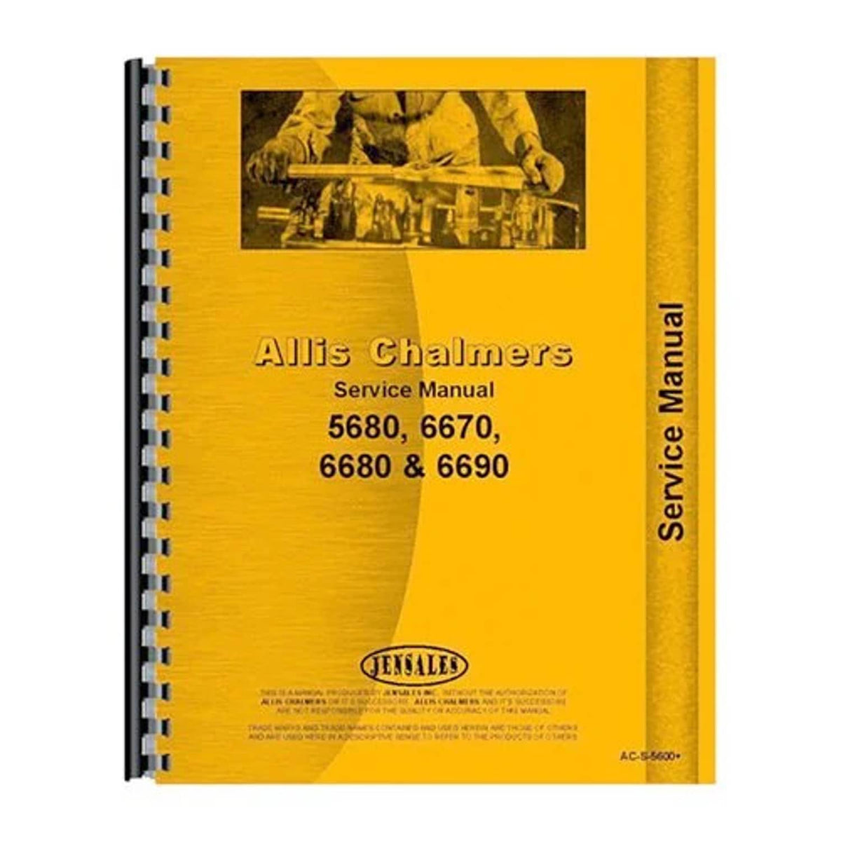 Bethesda Industrial Service Manual fits Allis Chalmers 5670 5680 6680 6690