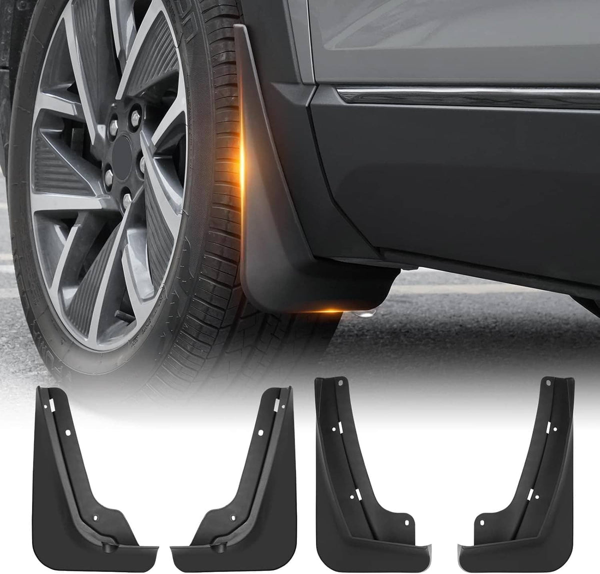 Bethesda Industrial 4Pcs For Chevrolet Equinox 2025+ Car Splash Guards Mud Flaps Guards Accessories