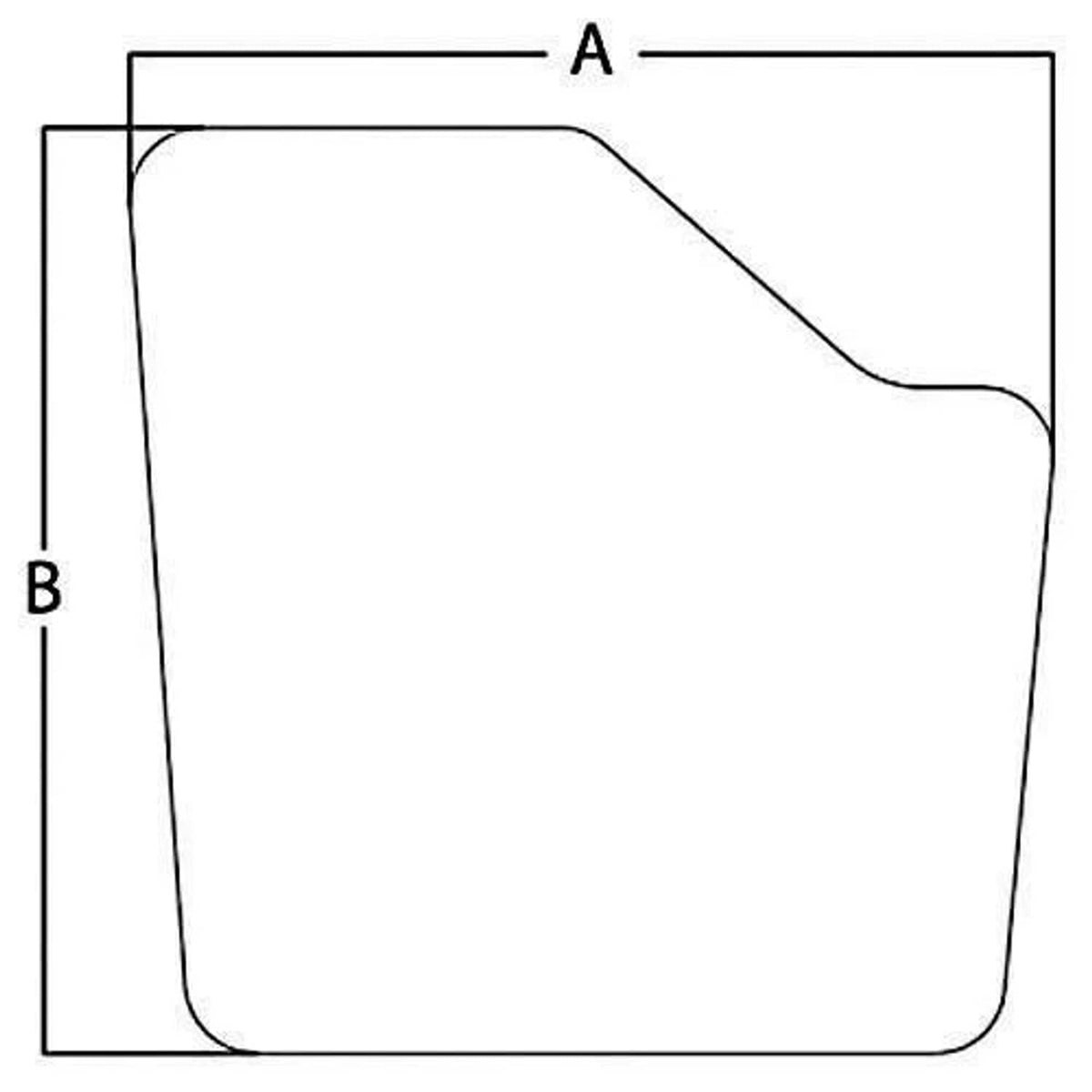 Bethesda Industrial Cab Glass - Right or Left Hand Fixed Non-Venting Door fits International