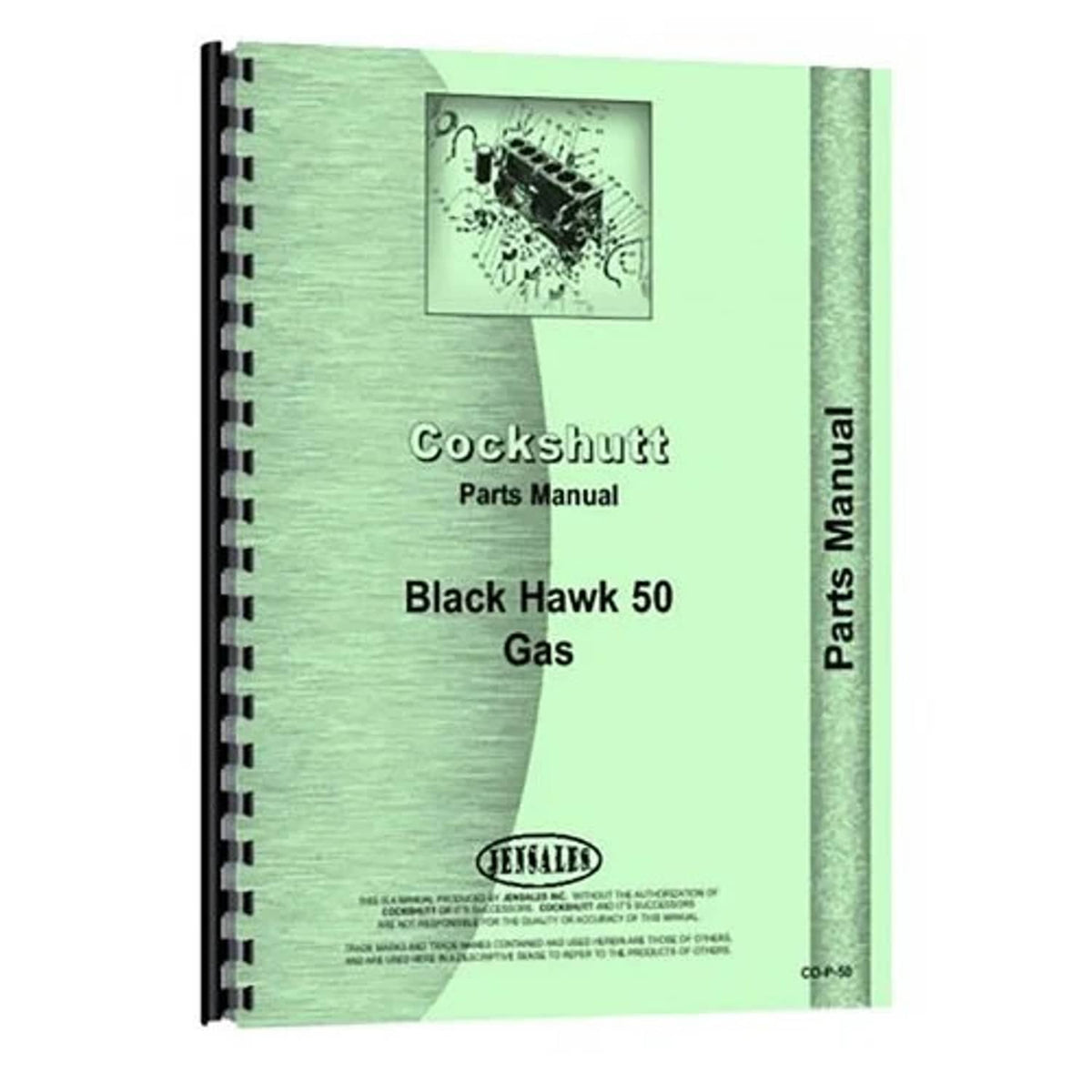 Bethesda Industrial Parts Manual fits CockShutt / CO OP 50
