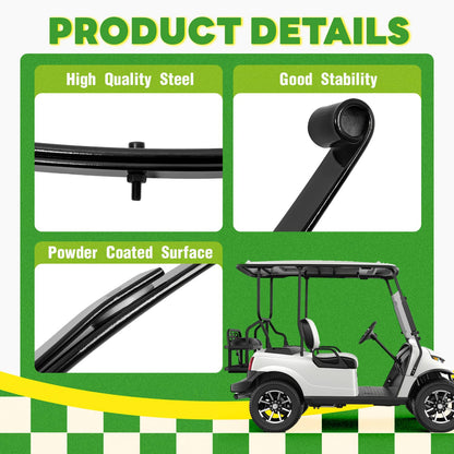 Bethesda Industrial Heavy Duty Golf Cart Rear Leaf Spring Kit (2 Leaf ) For EZGO RXV 2008+, Set of 2