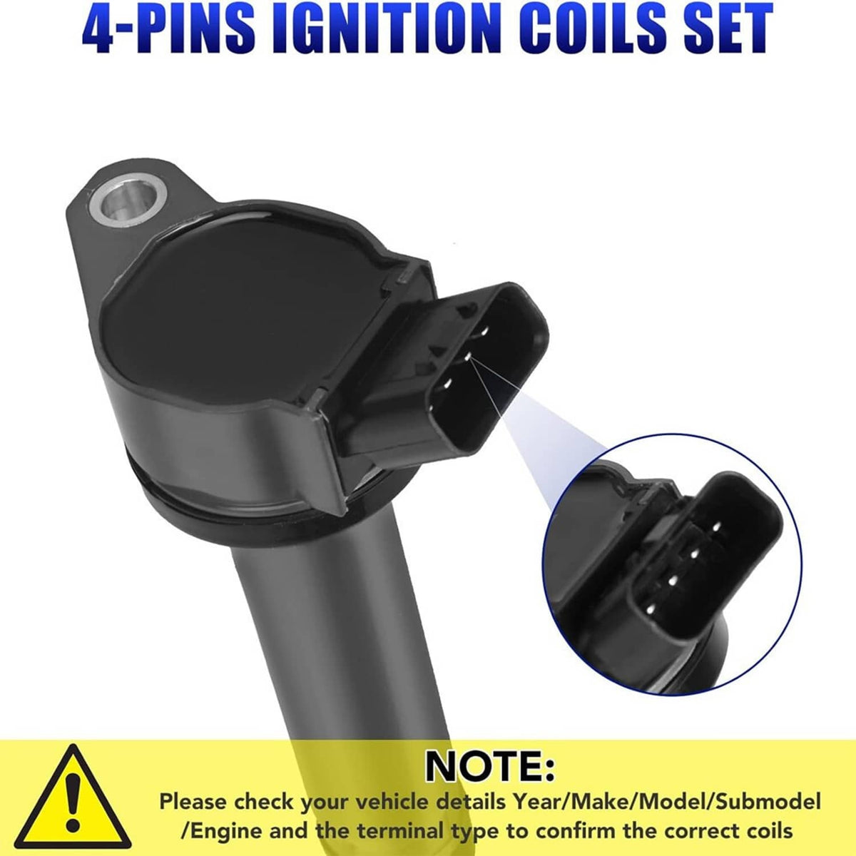 Bethesda Industrial 6Pcs Ignition Coil & Platinum TT Spark Plug For Toyota Lexus Camry 90919A2002
