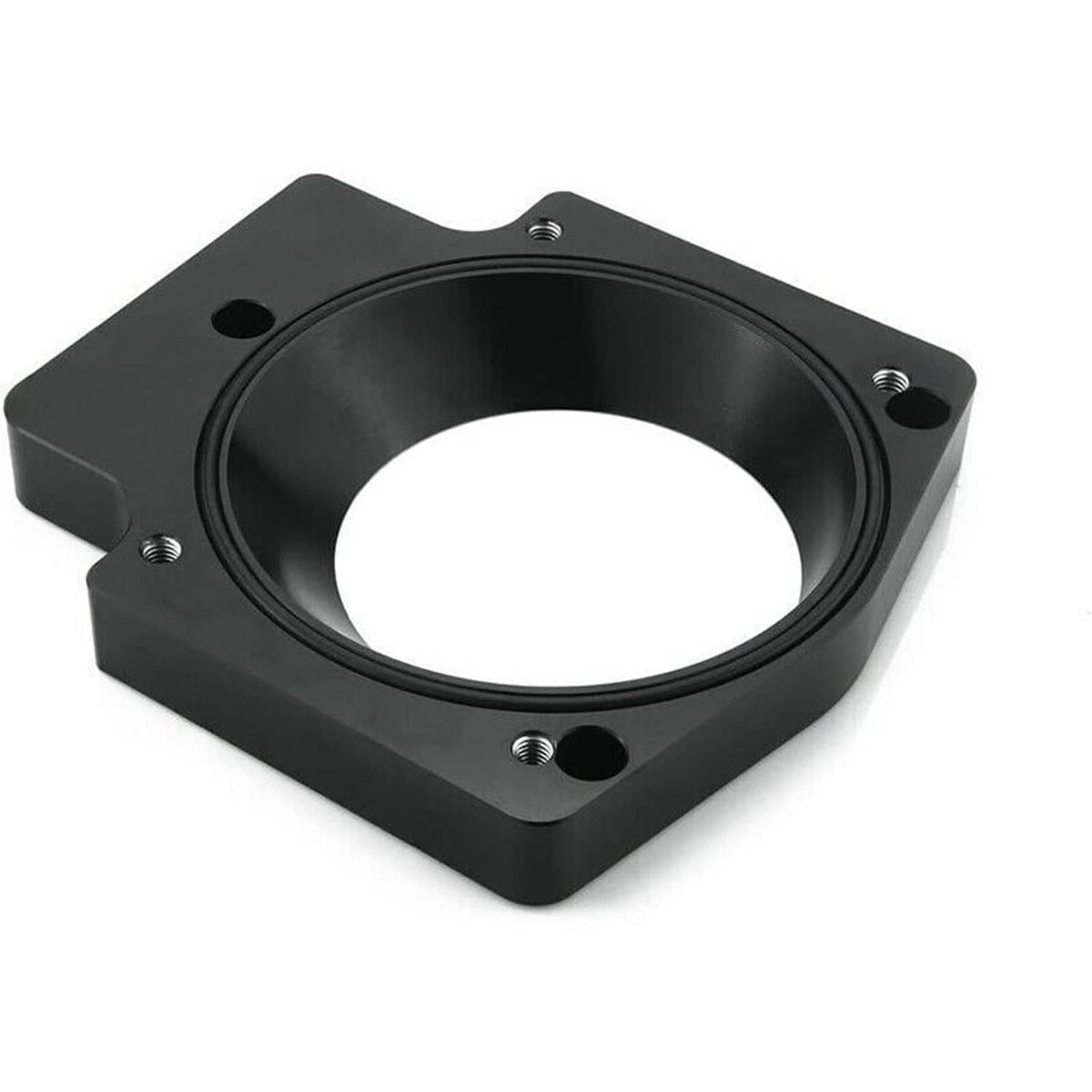 Bethesda Industrial Black 92mm Throttle Body+TPS IAC Adapter Plate for Chevy GM III LSX LS LS1 LS2