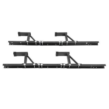 Bethesda Industrial 2 Adjustable Trailer Side Ladder Rack Exterior Wall Mount For Enclosed Trailers