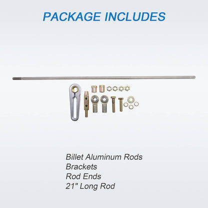 Bethesda Industrial Universal Adjustable Column Shift Linkage Kit 400 350 700R4 GM Transmissions