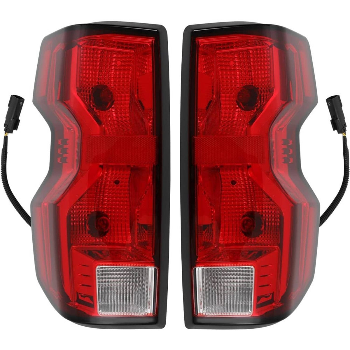 Bethesda Industrial Driver & Passenger Side Halogen Tail Lights w/ Bulb For 2023 2024 Chevy Colorado