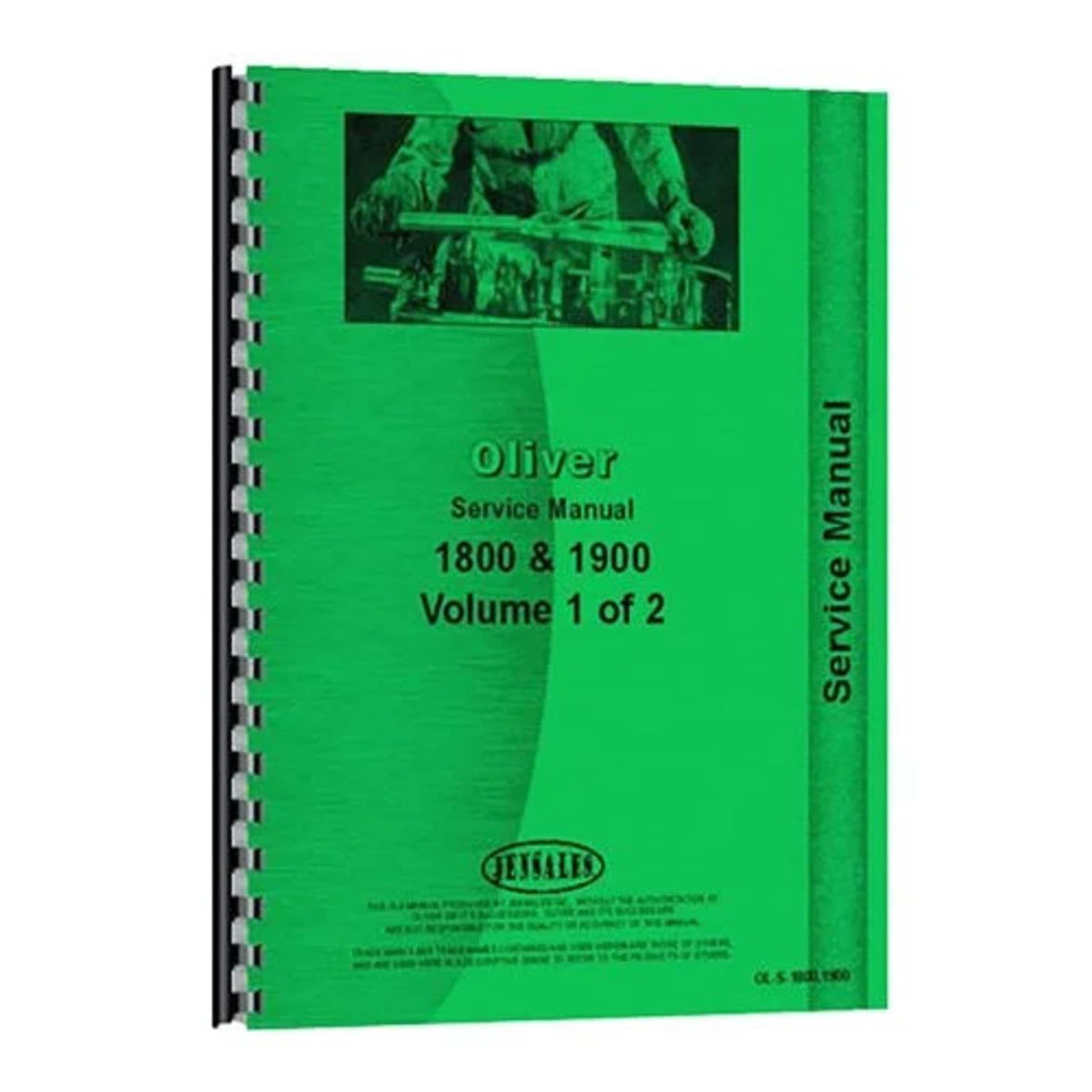 Bethesda Industrial Service Manual fits Oliver 1800 1900
