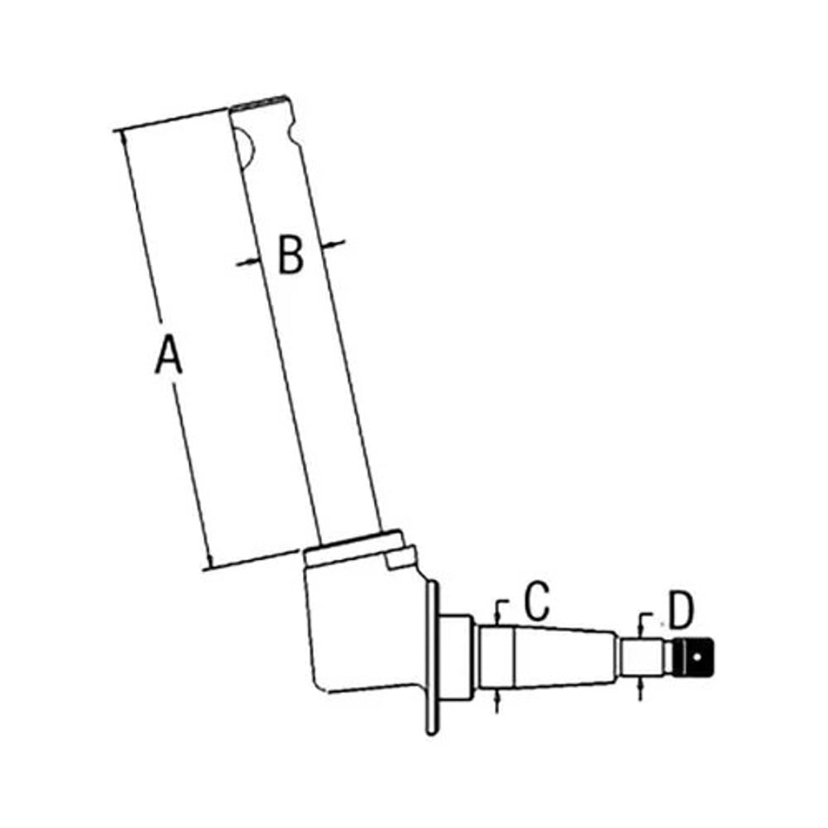 Bethesda Industrial Spindle - Left Hand fits Oliver 550 106460AA