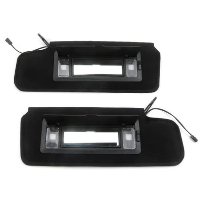 Bethesda Industrial Pair Sun visors w/Vanity Mirror & LED Light For 1984-1996 Chevy Corvette C4 5.7L