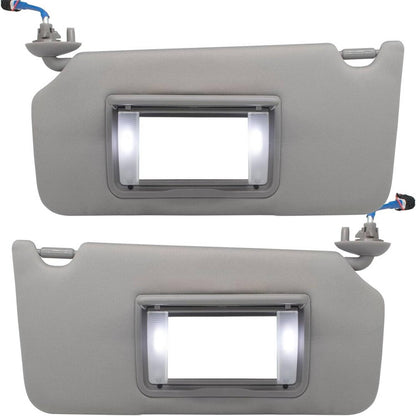 Bethesda Industrial 2x Sun Visor w/LED Light Mirror Set For 2008-2017 Honda Accord 83280-TA5-A51ZA