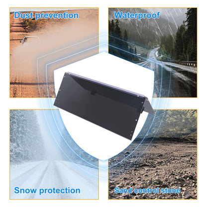 Bethesda Industrial Tinted Windshield Fold Down Flip Windscreen For ICON i20 i40 i60 i20L i40L i60L