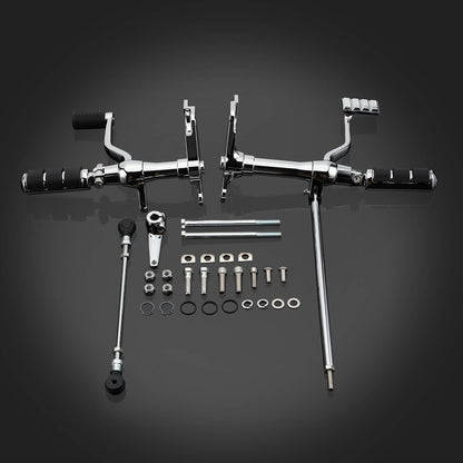 Bethesda Industrial Forward Controls Pegs Levers Linkage For Harley Sportster 1200 883 91-03 Chrome