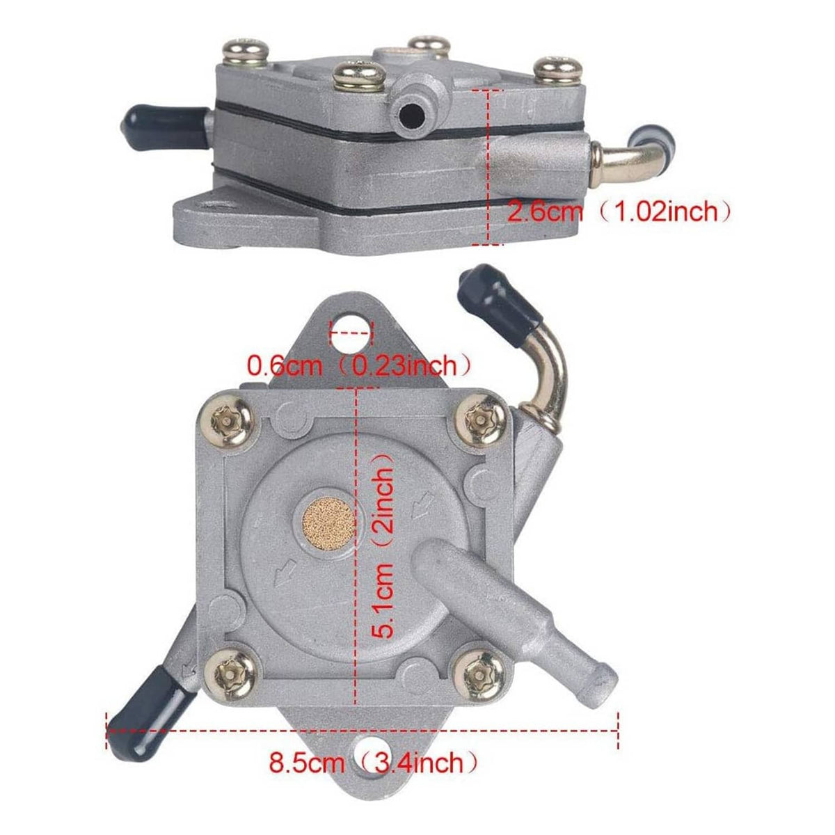 Bethesda Industrial Fuel Pump For Club Car Gas Golf Cart DS & Precedent 1984 UP 290 FE 350 FE FE290