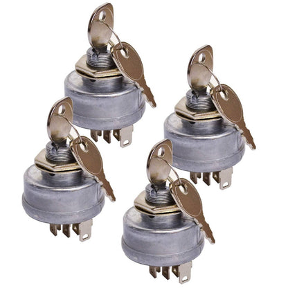 Bethesda Industrial 4PK Ignition Starter Key Switch For Ferris 5100021 Wright Mfg. 20420002 52420008