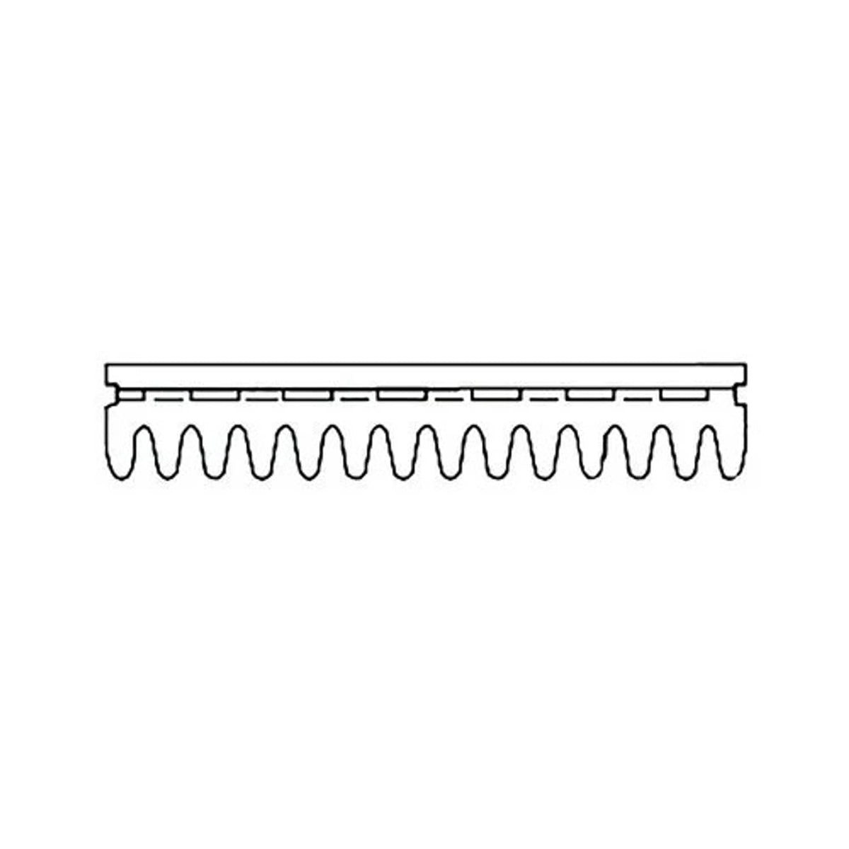 Bethesda Industrial Short Finger Bottom Sieve fits International 1346914C2