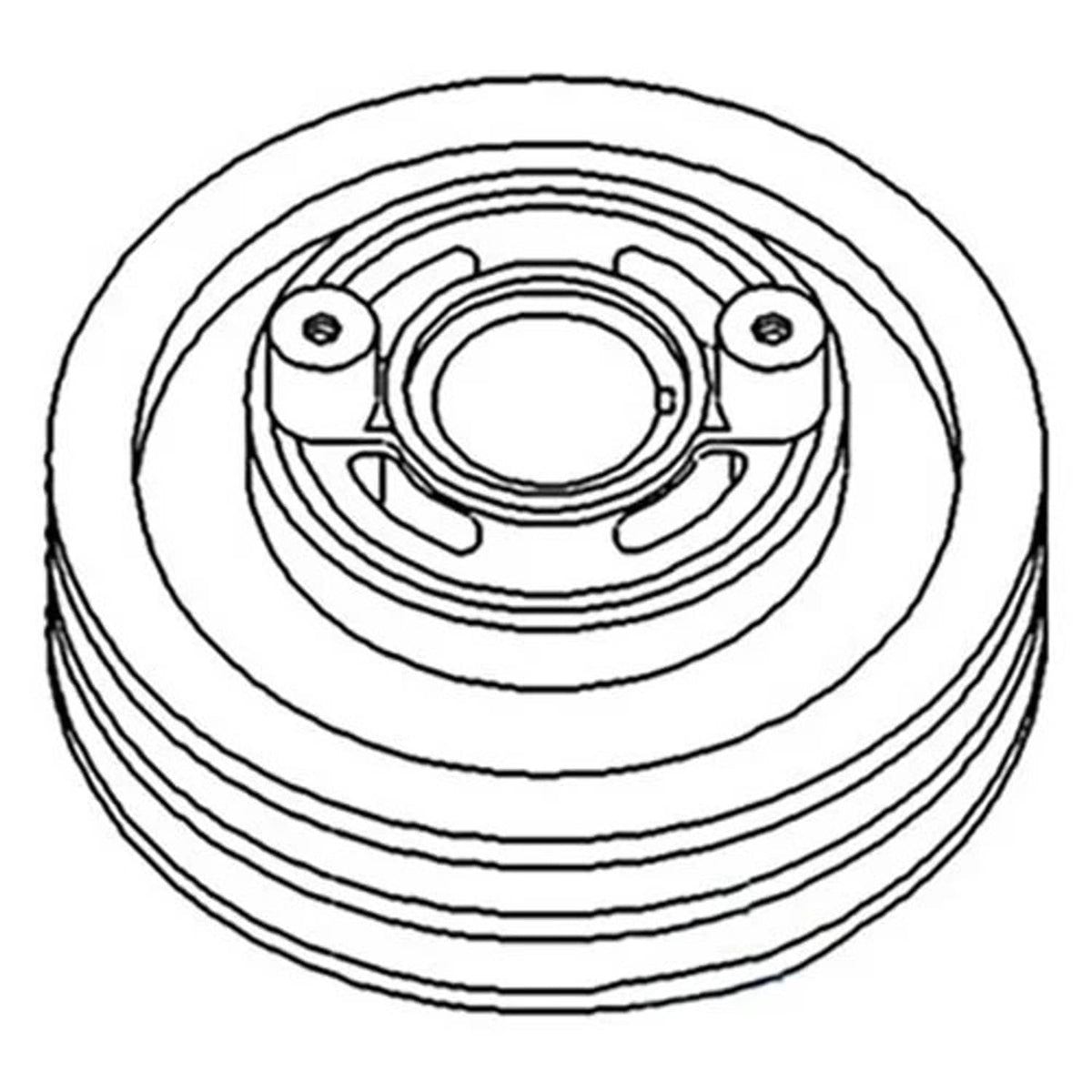 Bethesda Industrial Crankshaft Pulley fits John Deere 4000 4020 AR48191 AR50394 AR58176