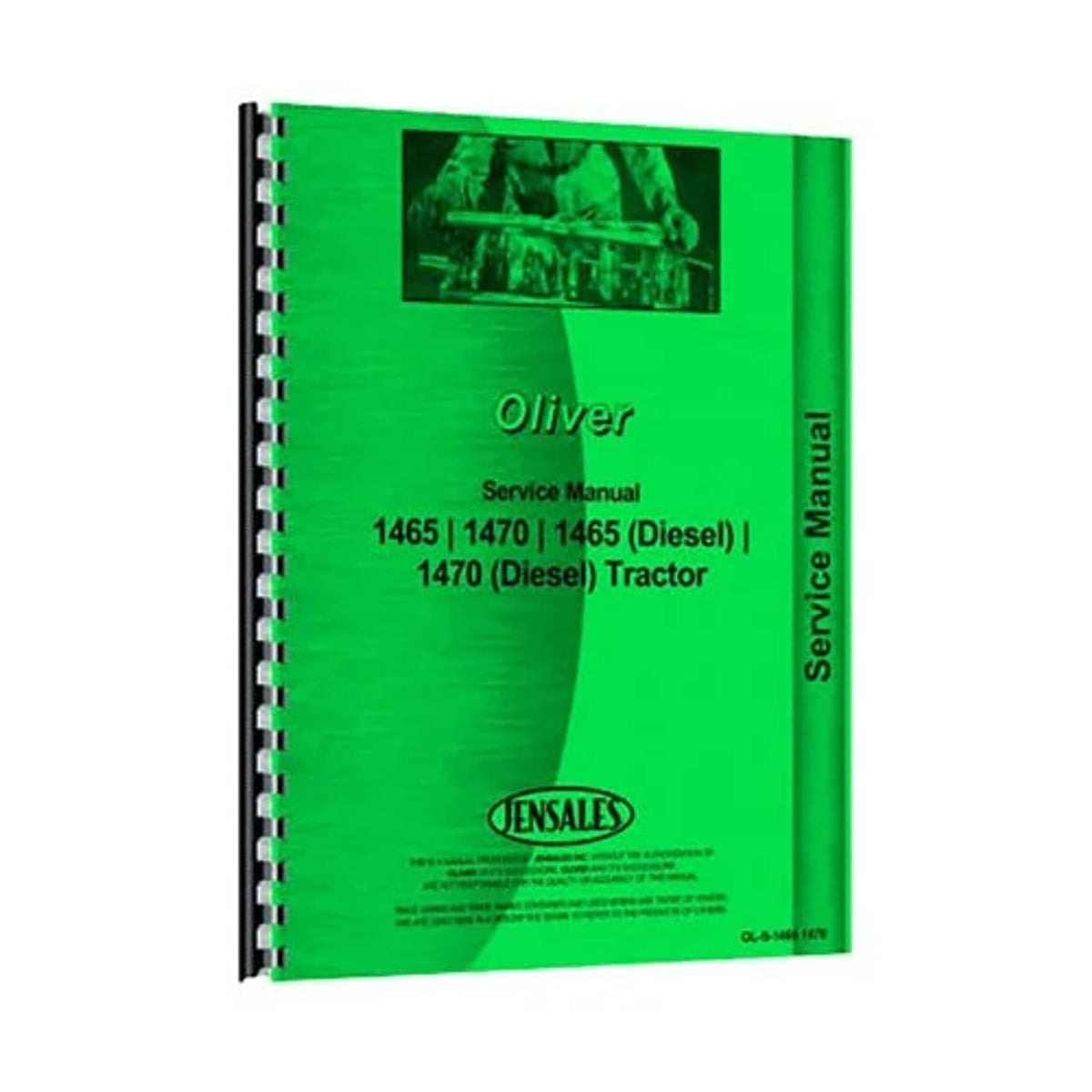 Bethesda Industrial Service Manual fits Oliver 1465 1470