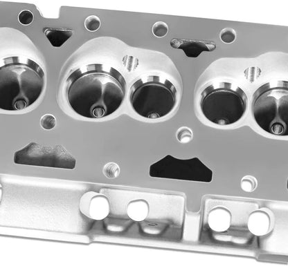 Bethesda Industrial 1 Pair For Chevy SBC 283 302 350 400 Bare Cylinder Heads 205cc/64cc Angle Plug