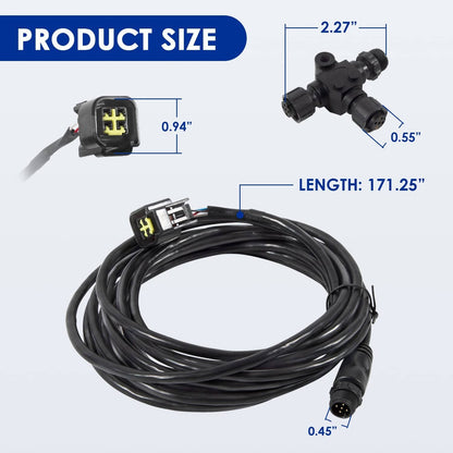 Bethesda Industrial 000-0120-37 Engine Interface Cable NMEA 2000 & "T" For Yamaha Outboard 2006-2023