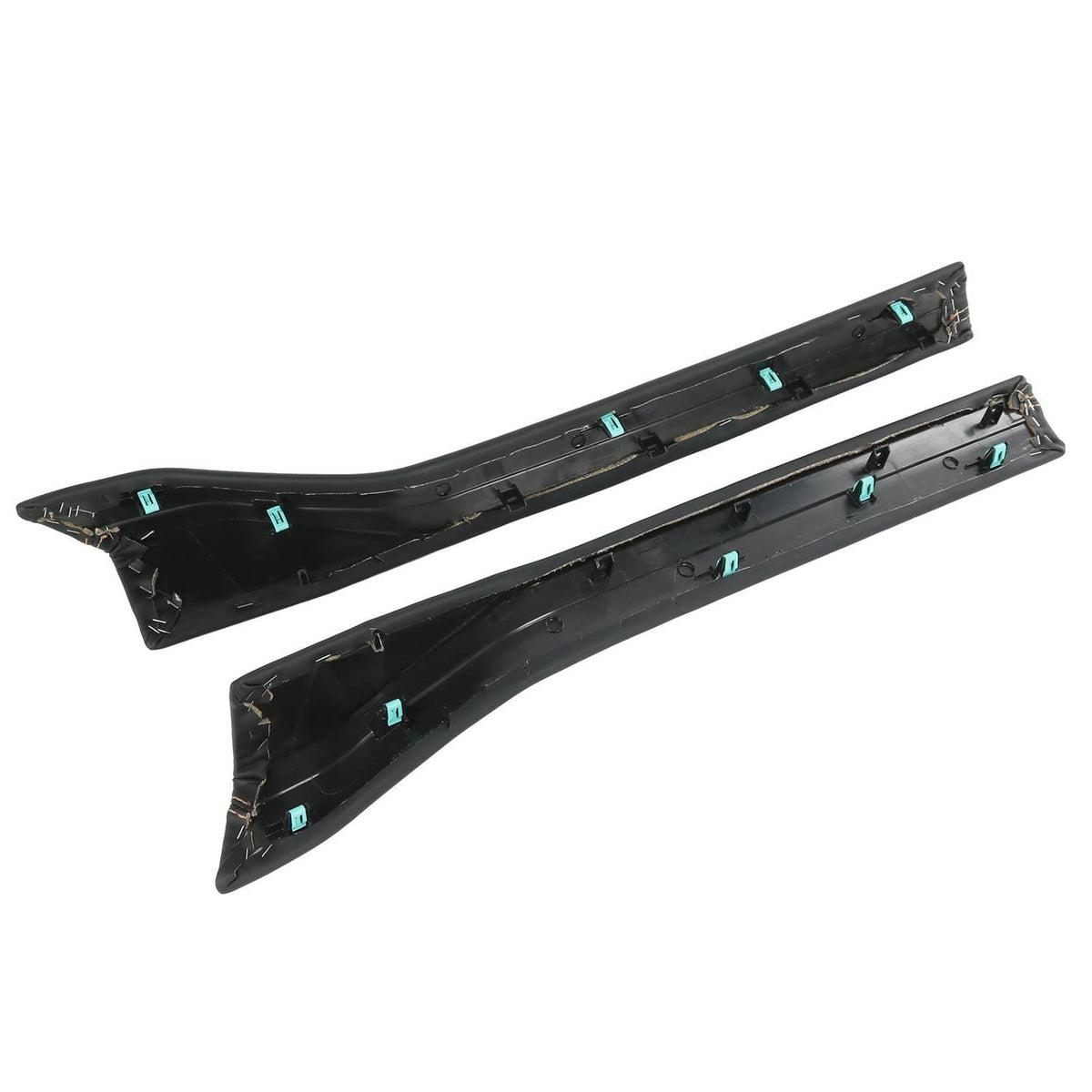Bethesda Industrial Center Console Padded Black Leather Trim For 2023-2024 Ford Super Duty Limited