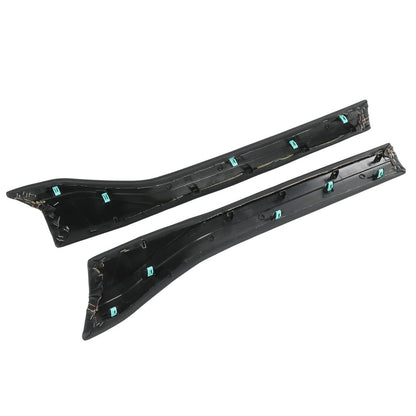 Bethesda Industrial Center Console Padded Black Leather Trim For 2023-2024 Ford Super Duty Limited
