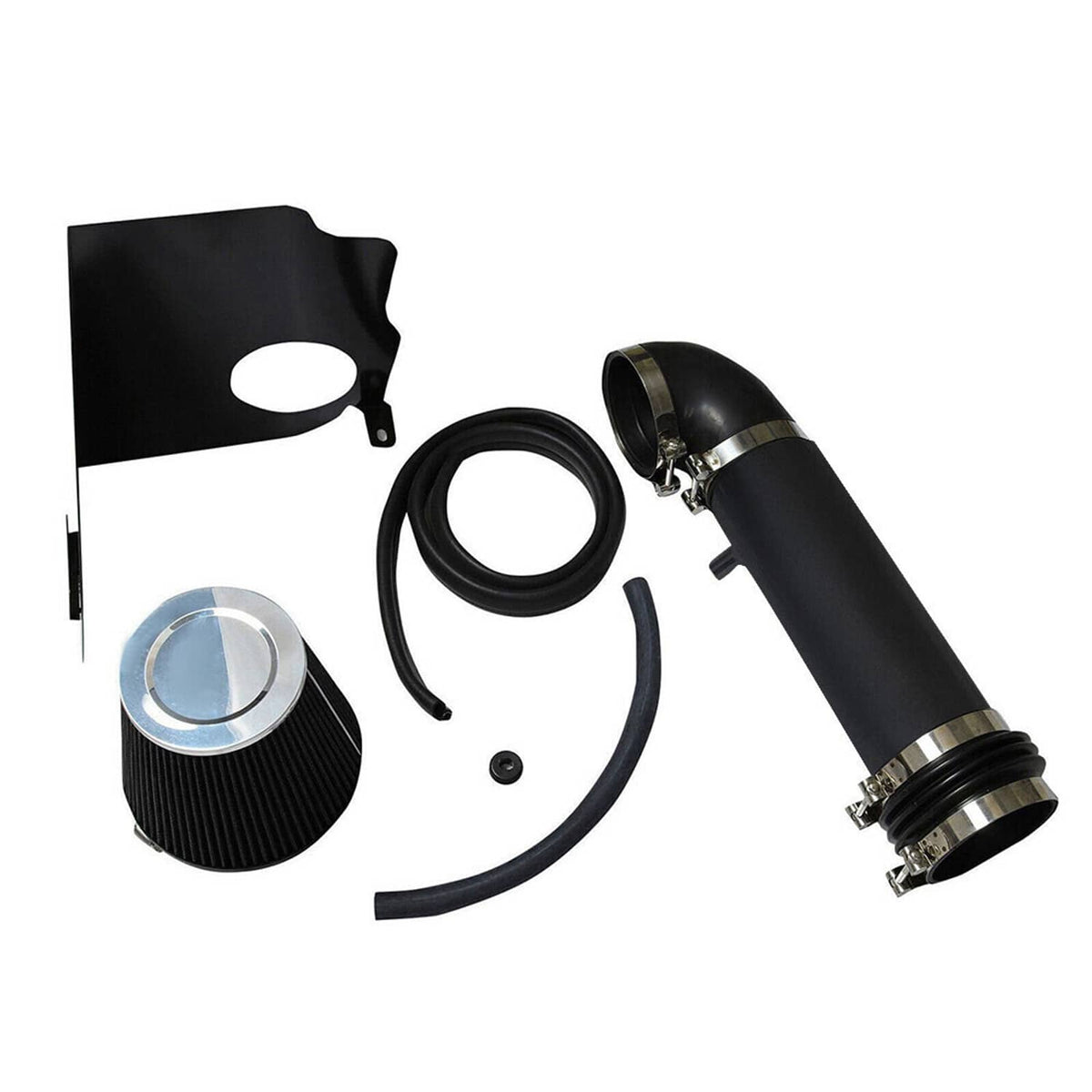 Bethesda Industrial 4" Cold Air Intake Kit + Heat Shield for 05-10 Dodge Chrysler HEMI 5.7L 6.1L V8