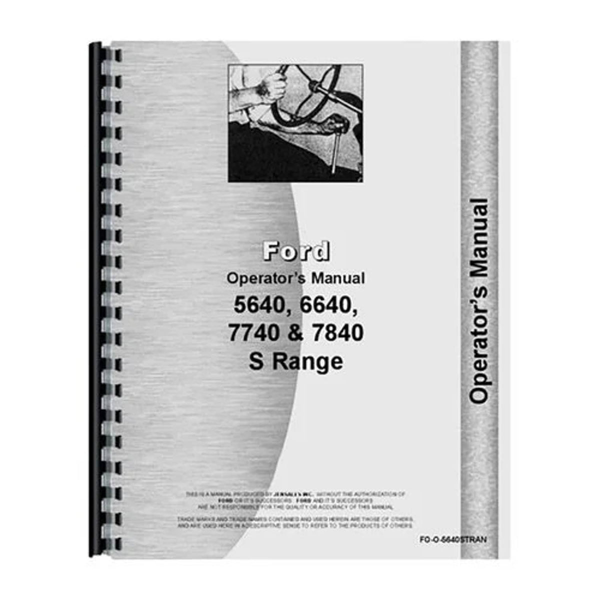 Bethesda Industrial Operator's Manual fits Ford 5640 6640 7740 7840