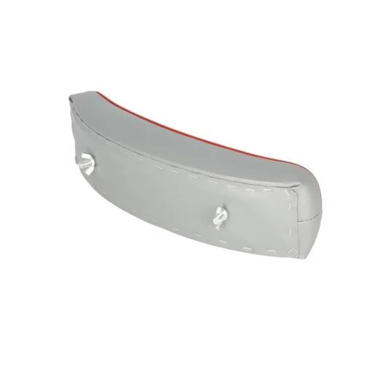 Bethesda Industrial Backrest - Vinyl Gray with Red Trim fits Massey Ferguson 35 50 135 150 181325M91