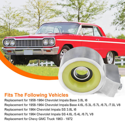 Bethesda Industrial Heavy Duty Aluminum Poly Driveshaft Carrier Bearing For 58-1964 Chevy Impala