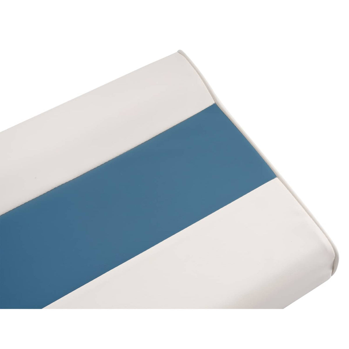 Bethesda Industrial #8WD95-1B-204 28" Pontoon Bench Seat Cushion Set Navy/White/Blue