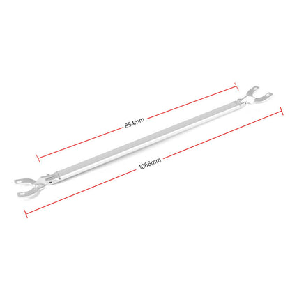Bethesda Industrial Silver Rear Strut Tie Bar for Civic EG EK 92-00 Del Sol 93-97 Integra DC2 94-01