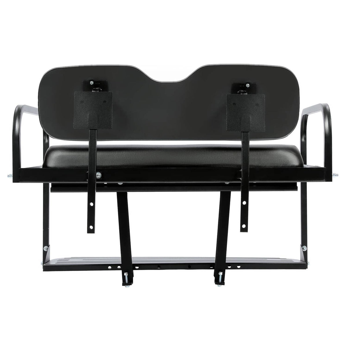 Bethesda Industrial Golf Cart Flip Folding Rear Back Seat Kit Black For EZGO Marathon Pre-1994