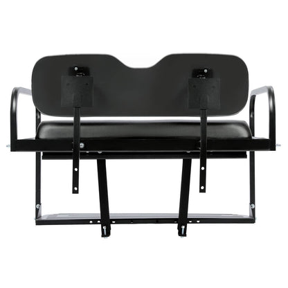 Bethesda Industrial Golf Cart Flip Folding Rear Back Seat Kit Black For EZGO Marathon Pre-1994