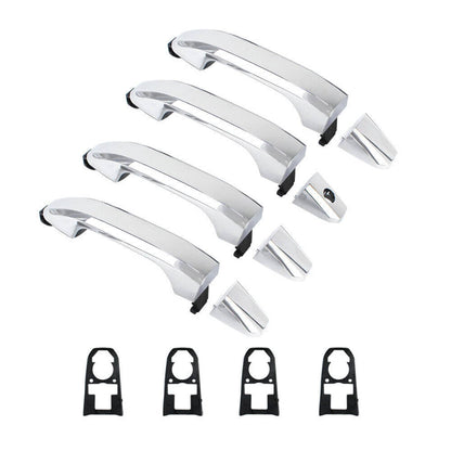 Bethesda Industrial 4Pcs Chrome Exterior Door Handle For 2014-2017 Chevrolet Silverado 1500 22923598