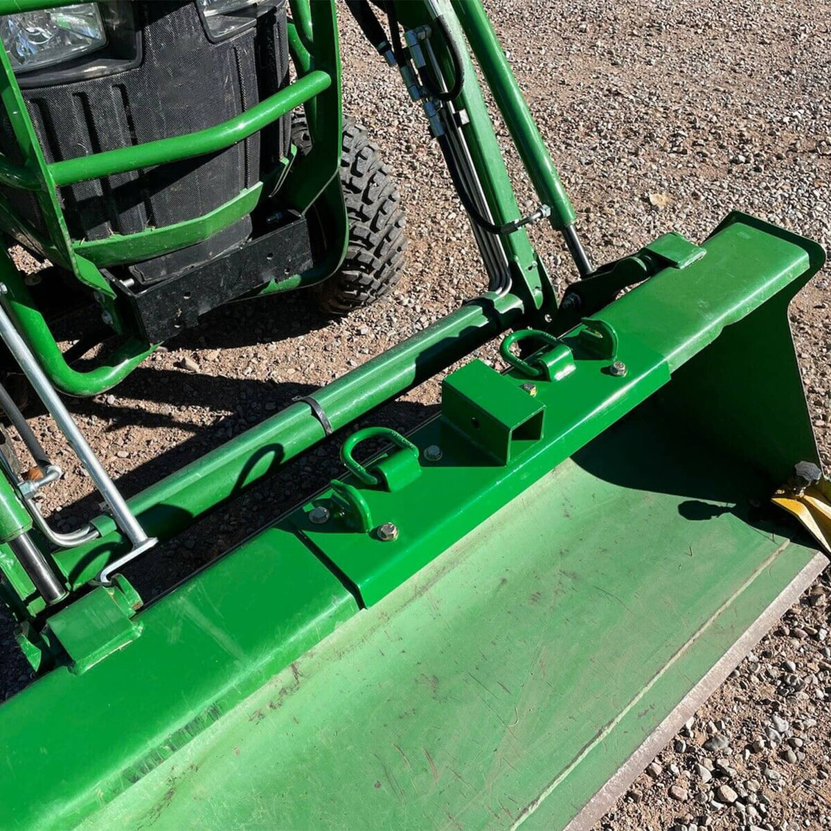 Bethesda Industrial 2" Receiver D Rings Grab Hooks  For John Deere 1025R 4100 4110 several models