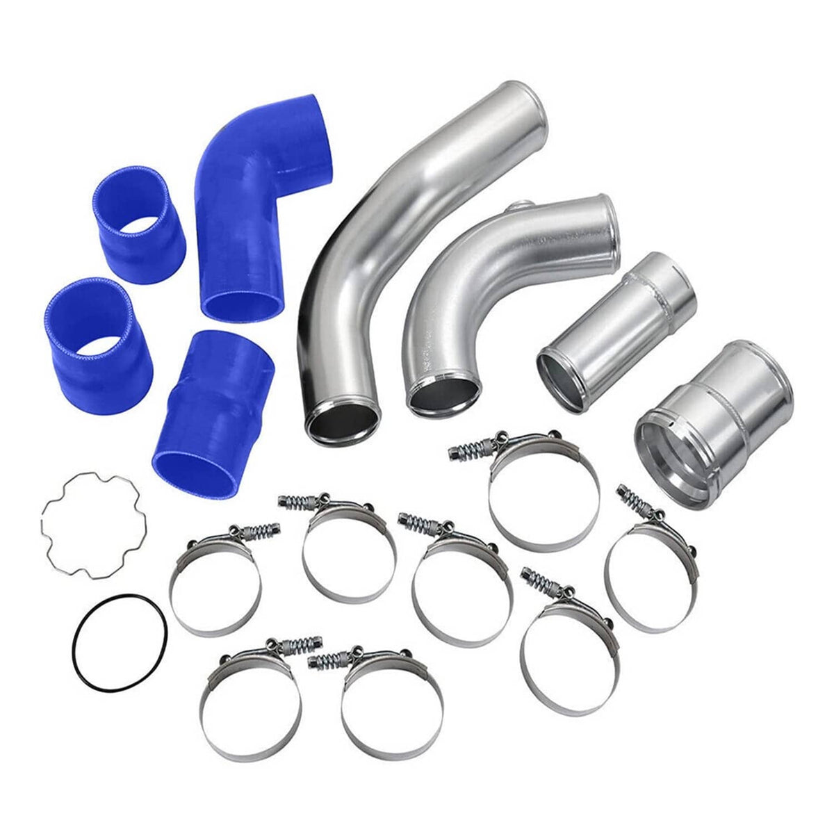 Bethesda Industrial Cold & Hot Side Intercooler Pipe Boot Set For 11-16 Ford Powerstroke 6.7L Diesel