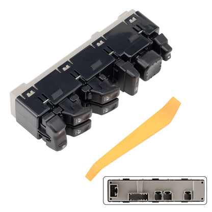 Bethesda Industrial Left Side Master Power Window Control Switch For Hummer H2 2003-04 Base 6.0L V8