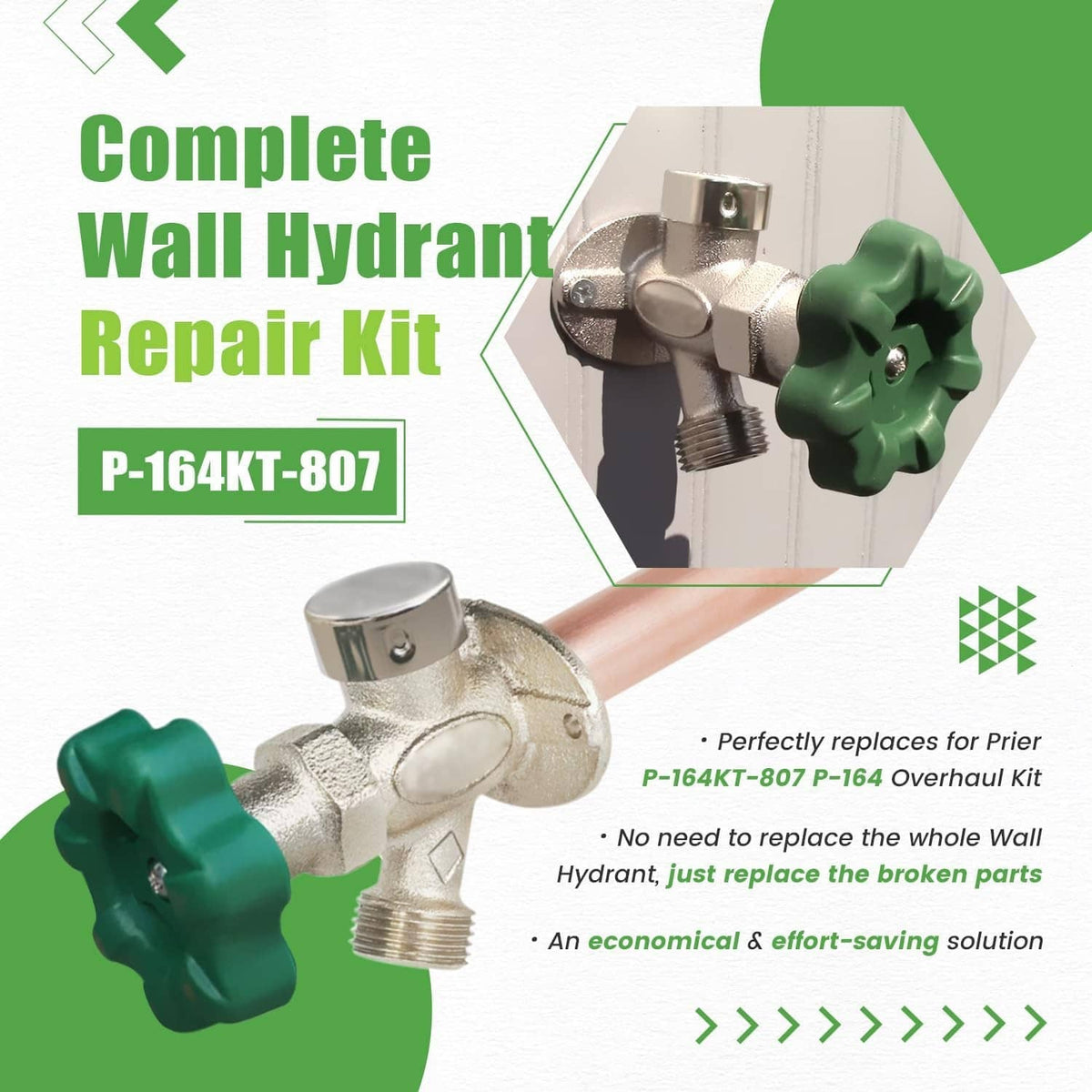 Bethesda Industrial Replace for Prier P-164KT-807 Rebuild Kit fit for P-164 Original or Diamond