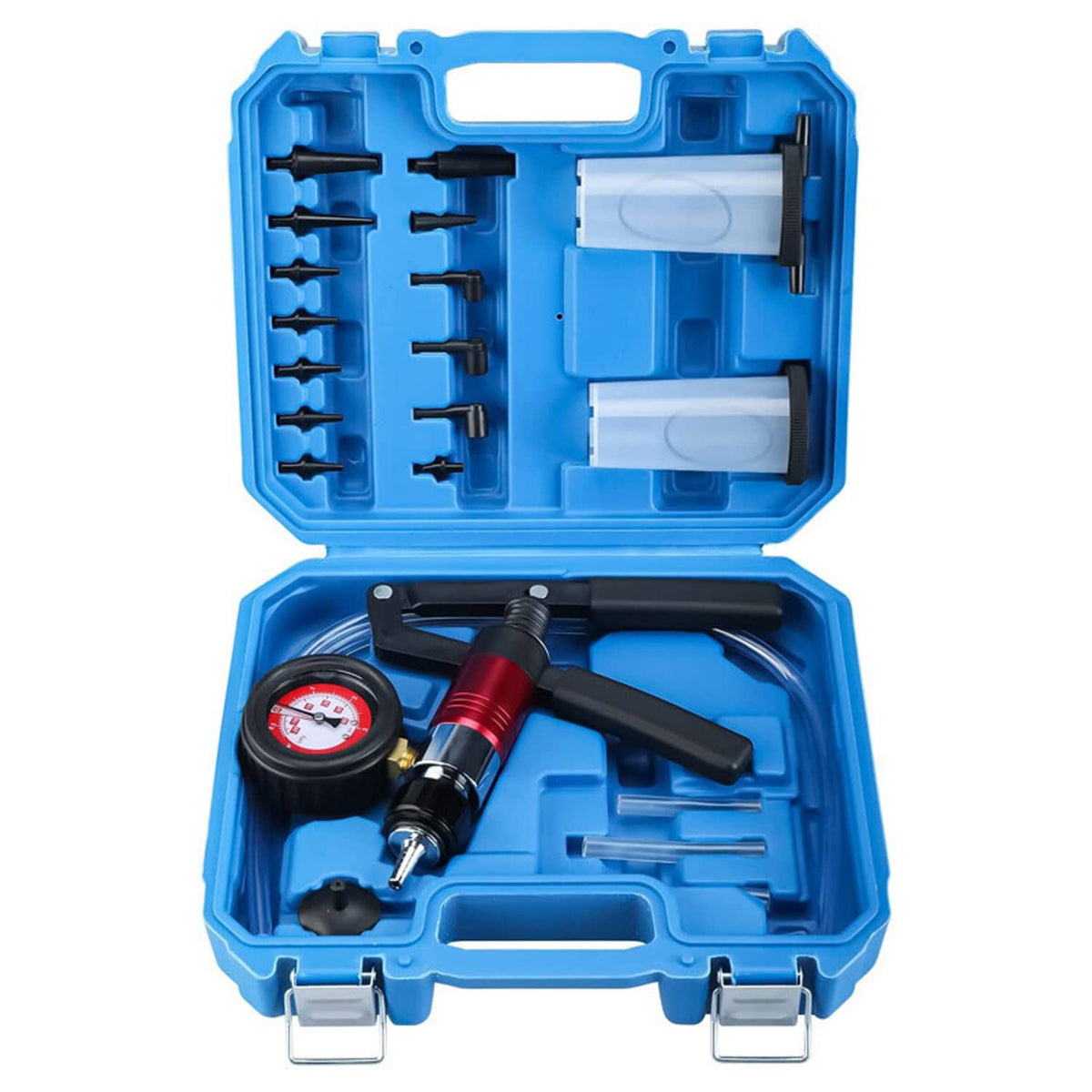 Bethesda Industrial 21pcs Hand Held Vacuum Pressure Pump Tester Brake Fluid Bleeder Bleeding Tool